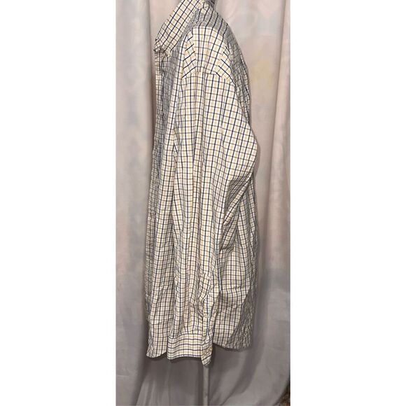 Good CONDITION Ralph Lauren Oxford Shirt Men's Size 17 1/2 Checkered Classics Bi - Picture 6 of 8